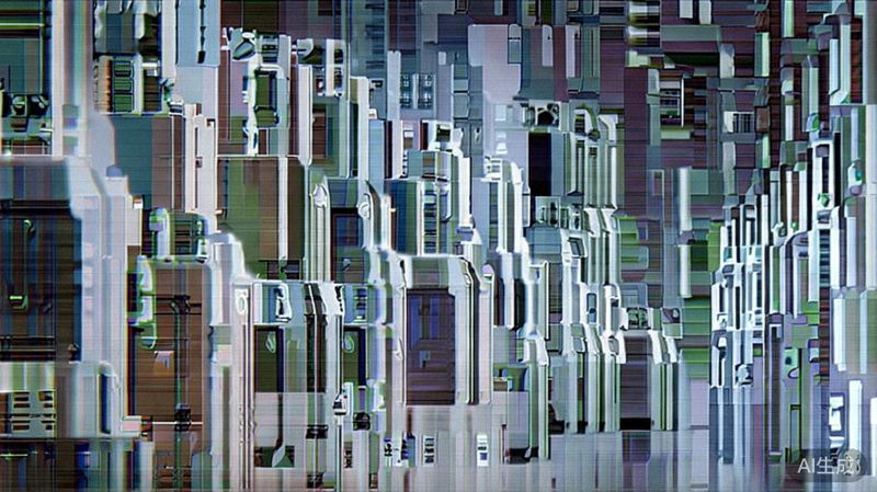 海外仓选址与运营管理文章配图 - 现代化自动化海外仓库内部，机器人正在搬运货架