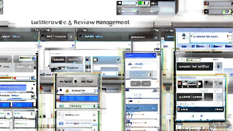 客户服务与评价管理工具界面 - 集中处理客户消息和评价回复