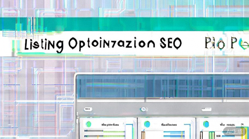 Listing优化与SEO工具界面 - 显示标题、关键词、图片的优化评分系统