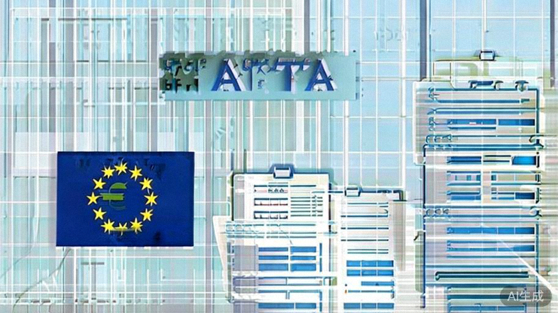 欧盟VAT合规全指南文章配图 - 欧盟旗帜、欧元符号与税务表格