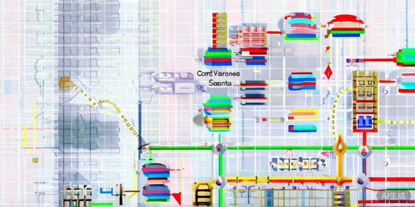 智能分仓网络示意图 - 显示从中国中心仓到美国、欧洲、澳洲多个海外仓的物流路径