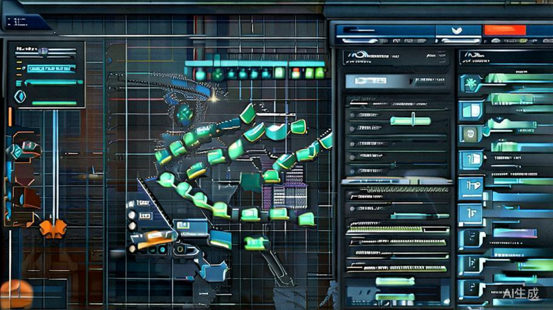 供应链可视化平台界面 - 全球地图上实时显示多个包裹的运输轨迹与节点状态